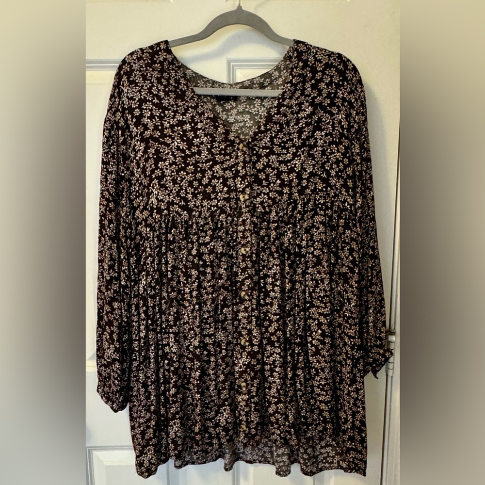 Billabong Long Sleeve Dress with Buttons M